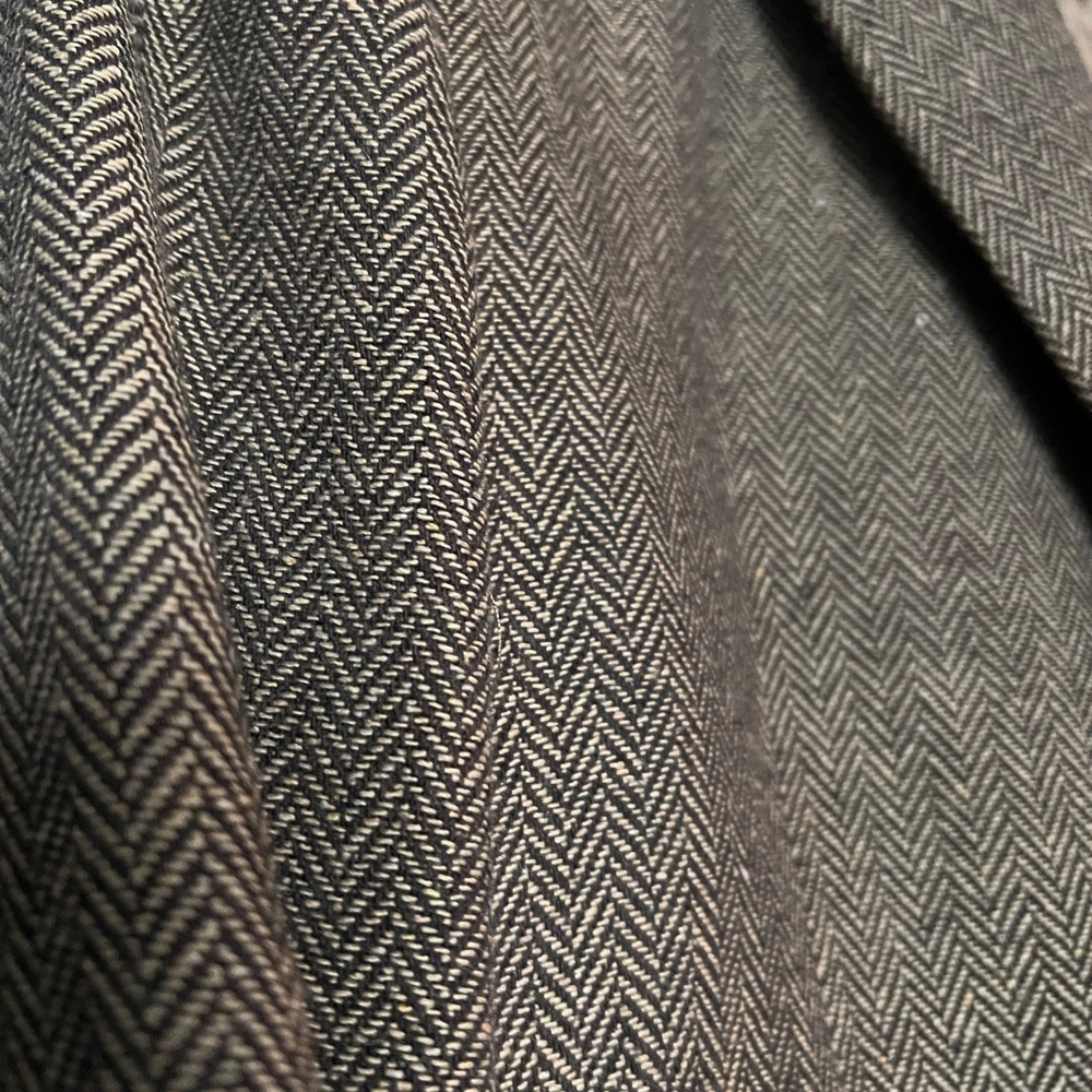 NWOT Mens Blazer Herringbone Tweed Jacket Two Button Wool Blend Sport Coat - Picture 9 of 14